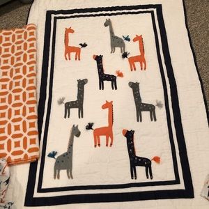 Harper Giraffe Crib bedding set